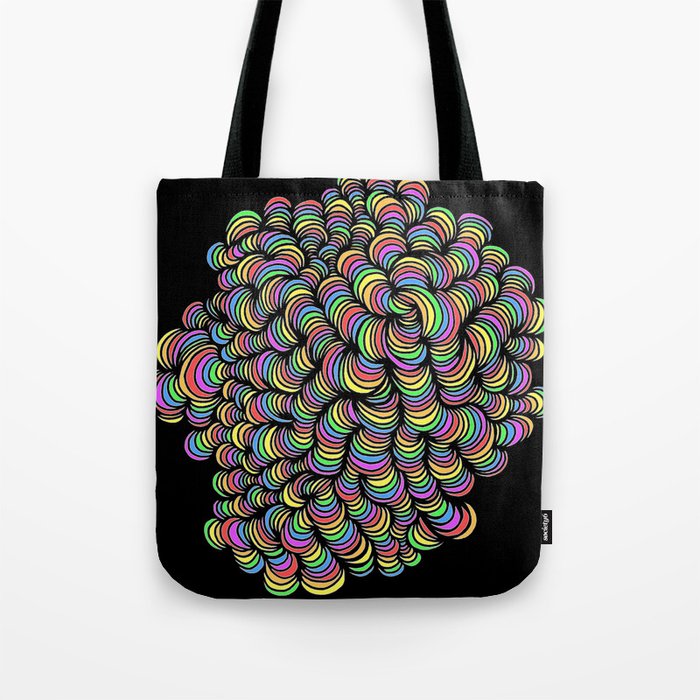 Psychedelic Tangles Tote Bag