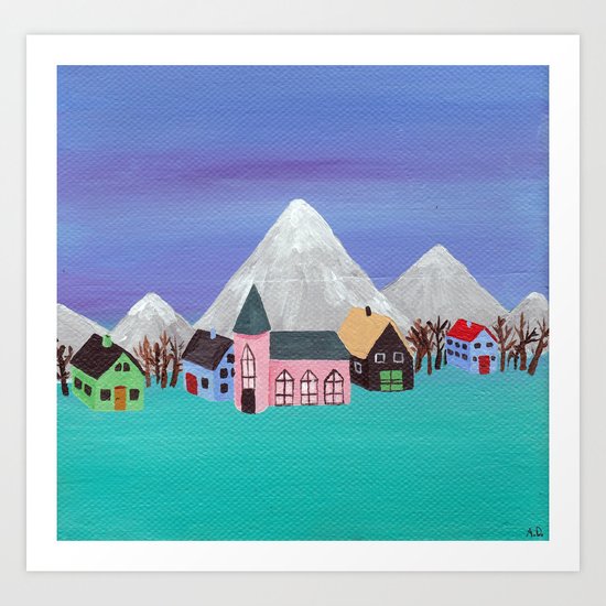 Village Art Print