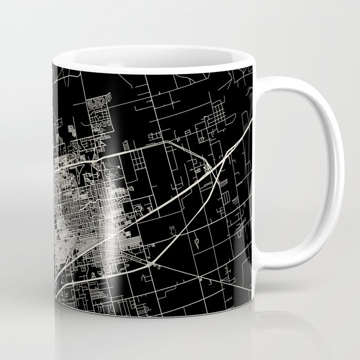 Midland, USA - City Map  Coffee Mug