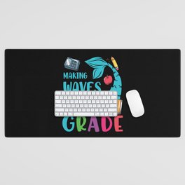 Making Waves In 1st Grade Mermaid Desk Mat