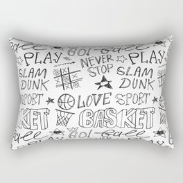 Basketball. Go! Rectangular Pillow