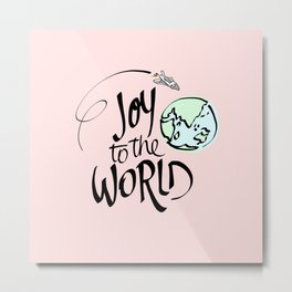 Joy to the World Metal Print | Holidaycard, Christmas, Xmascards, Typography, Christmascarol, Christmascards, Happyholidays, Joy, Digital, Merrychristmas 