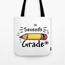 Seventh Grade Pencil Tote Bag