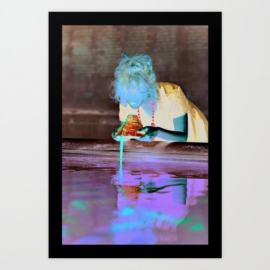 Flower by Kenza Art Print