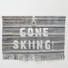 Gone Skiing! Wall Hanging