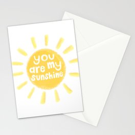 You Are My Sunshine Stationery Cards