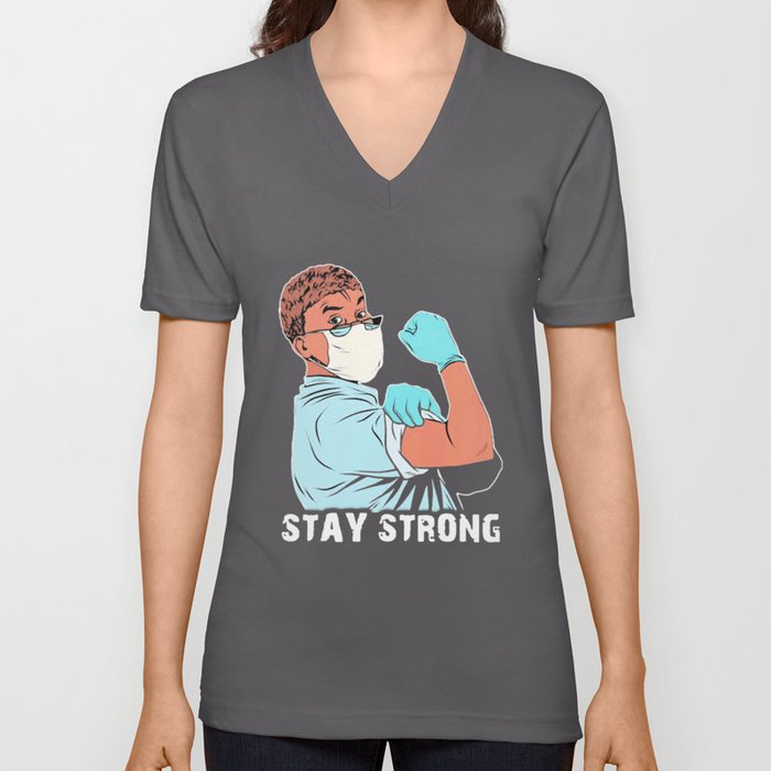 Strong doctor V Neck T Shirt