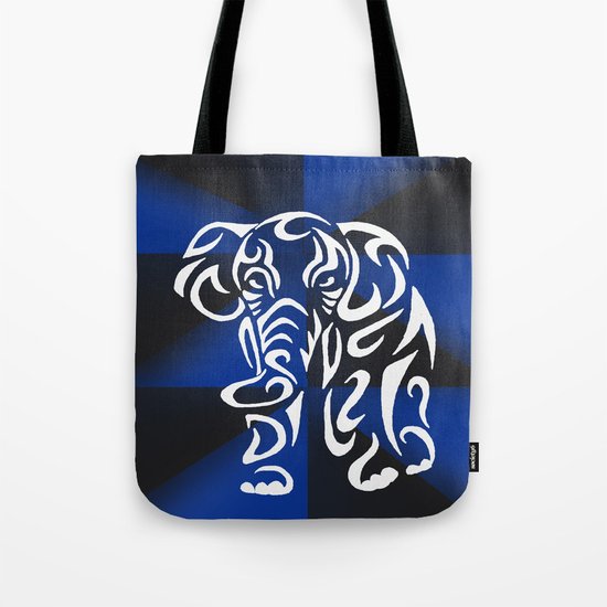 Tribal Elephant Tote Bag