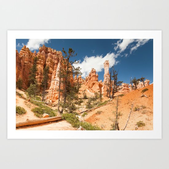 Hiking Bryce Canyon Art Print
