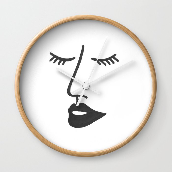 Sleeping Wall Clock