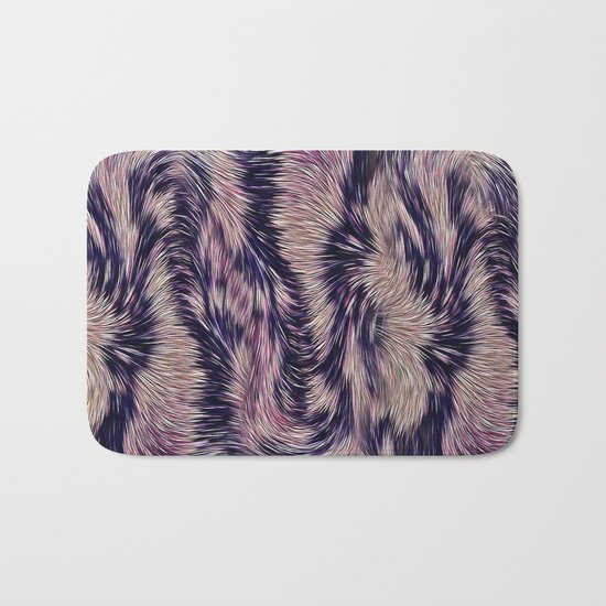 Warm fur texture Bath Mat