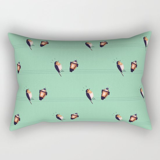 Feeling Wired (Pattern) Rectangular Pillow