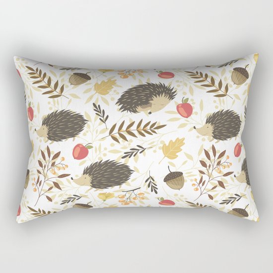 Cute hedgehogs Rectangular Pillow