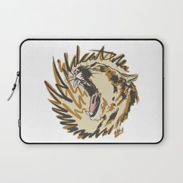 Wildcat Roar - Mountain Lion - Orange Ochre Laptop Sleeve