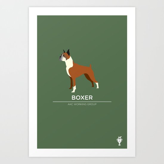 Boxer Art Print
