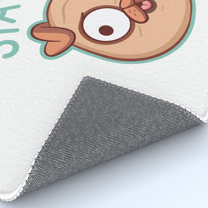 Stay Weird Dog Pug Humor Funny Rug By Mrgustopo