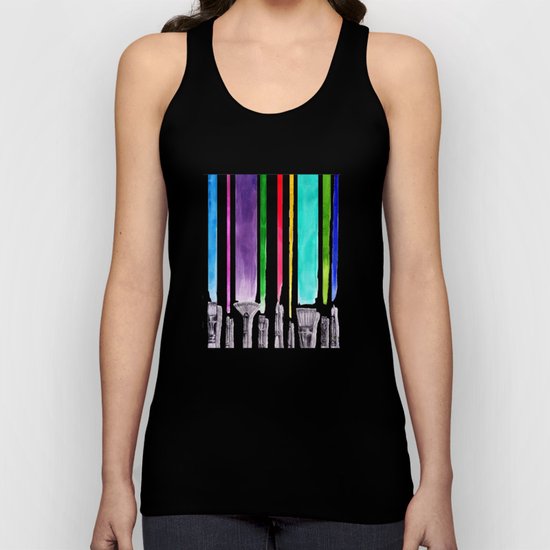 Paint brushes Unisex Tank Top