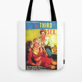 Lesbian Sex Exploitation Vintage Cover Tote Bag