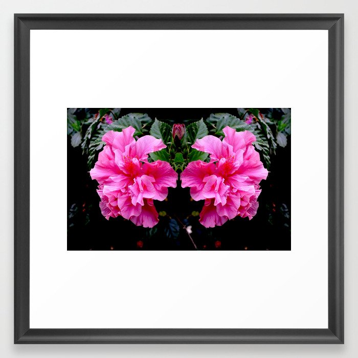 Pink Flowers by Lika Ramati Framed Art Print
