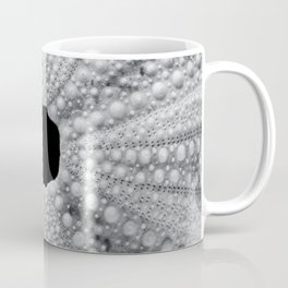 Black & White Sea Urchin Art! "ArtfulNotions #012"  Coffee Mug