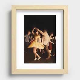 The Lindy Hop Party Recessed Framed Print