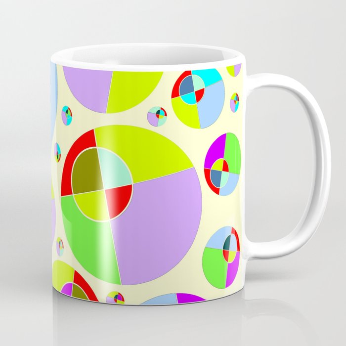 Bubble yellow & purple 10 Coffee Mug