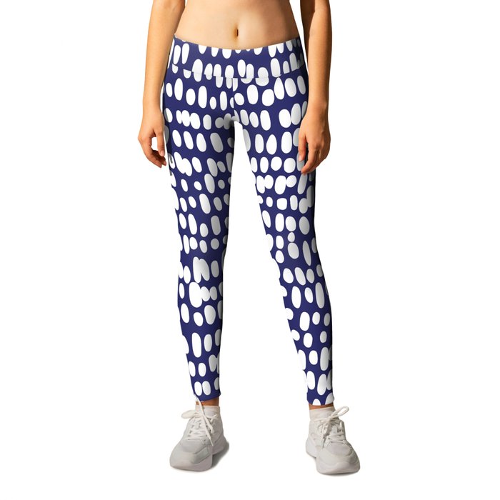 Spotted Preppy Dots Abstract in Color of the Year 2022 Leggings