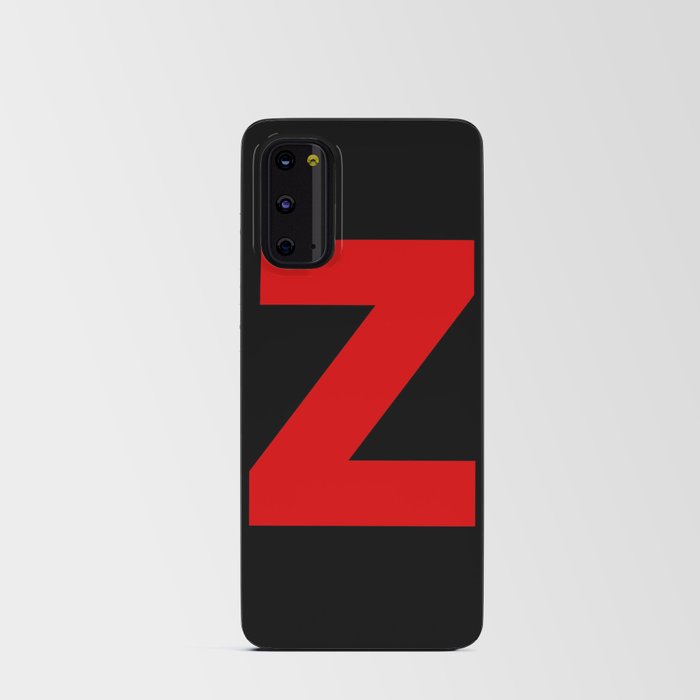 letter Z (Red & Black) Android Card Case