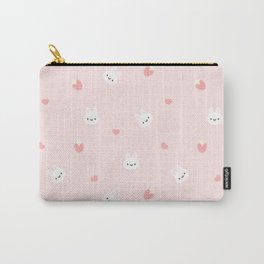 Cute Bunny Pattern Carry-All Pouch