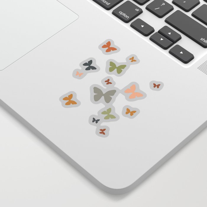 Pastel butterflies Sticker