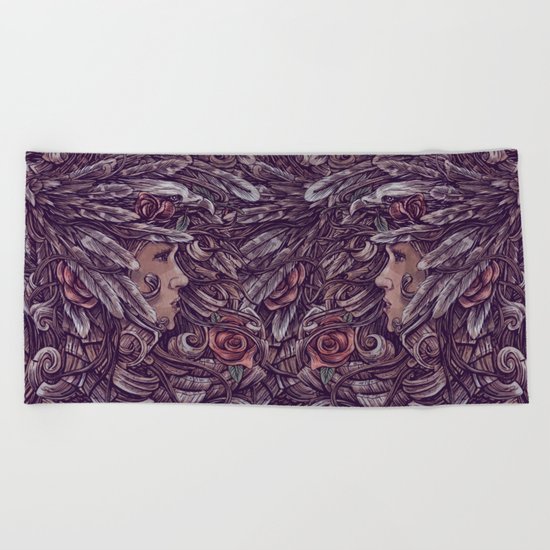 Rose Beach Towel