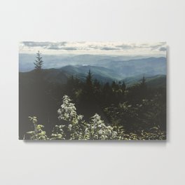 Smoky Mountains - Nature Photography Metal Print | Woods, Flowers, Summer, Adventure, Mountain, Nature, Flower, Wanderlust, Pattern, Illustration 