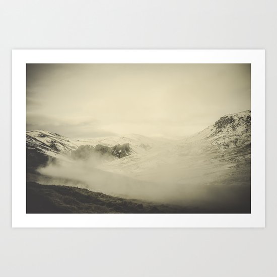 Hot River Valley Art Print