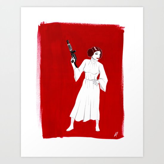 Rebel Girl Art Print