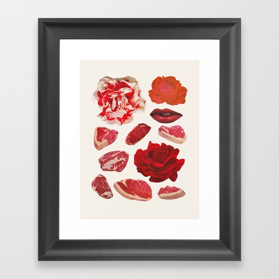 RED Framed Art Print