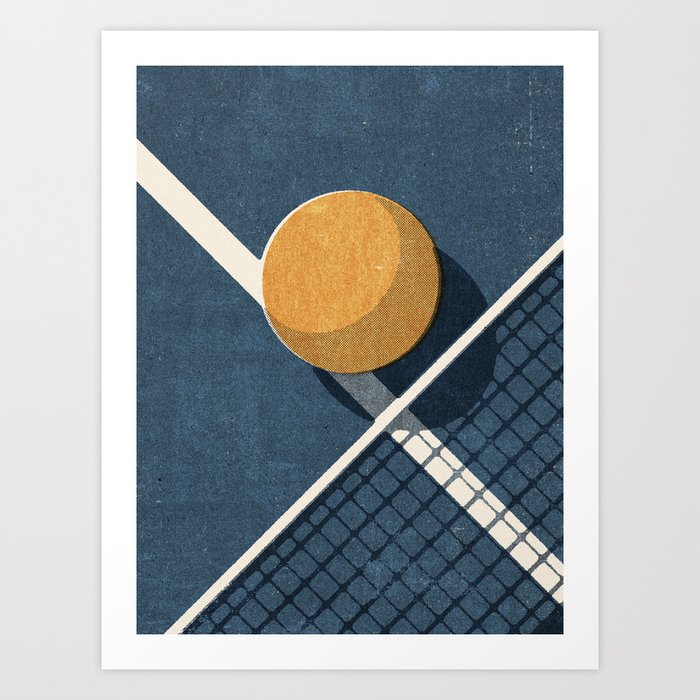 BALLS / Table Tennis Art Print