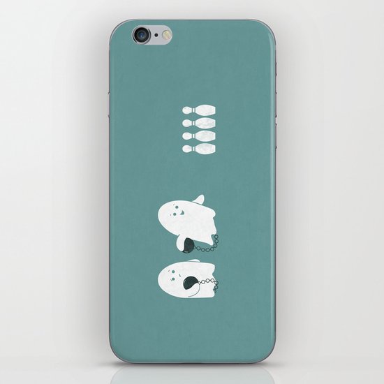 Bowling Ghost iPhone & iPod Skin