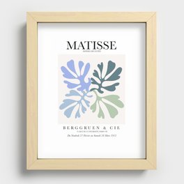 flora cut outs Recessed Framed Print