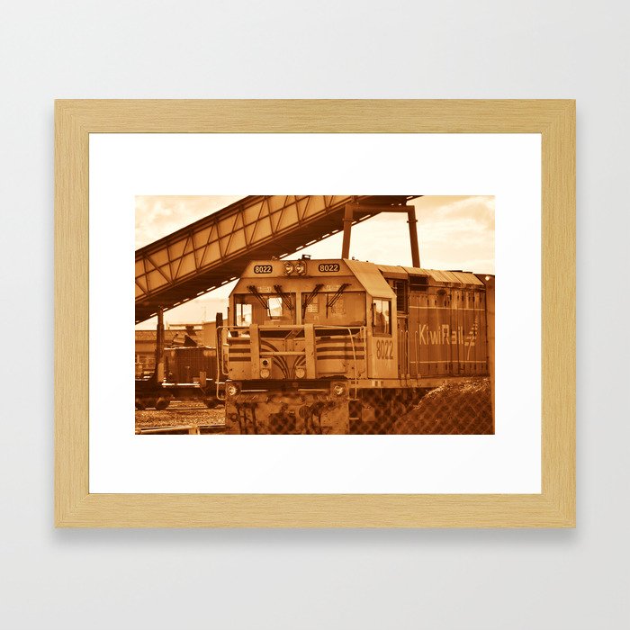 train of thoughts Framed Art Print