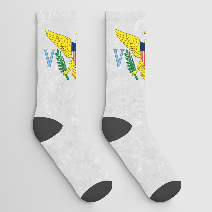 Flag of The US Virgin Islands Socks