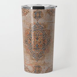 Antique orientale orange carpet Travel Mug