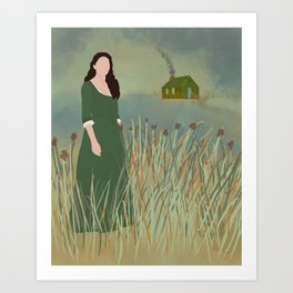 The Great Meadows of Wethersfield  Art Print