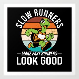 Marathon Runner Running Half Marathon Art Print | Triathlete, Joggen, Pulse, Companyrun, Running, Athletegift, Slowjogger, Graphicdesign, Sayings, Runningteam 