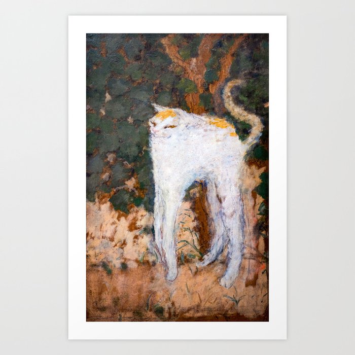 Pierre Bonnard - The White Cat Art Print