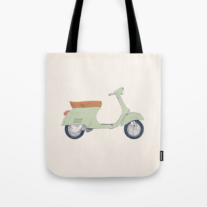 Italian Moto Tote Bag
