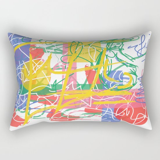 Waiting for the fish Rectangular Pillow