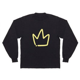 Yellow Crown Logo. Long Sleeve T-shirt