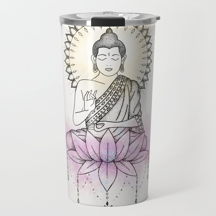 Lotus Buddha Travel Mug