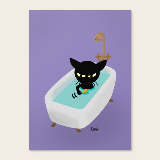 Bath Time Canvas Print