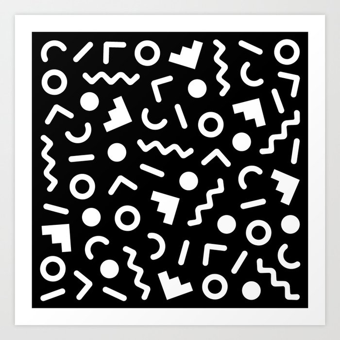 Memphis Design Art Prints, Framed & Recessed | Society6